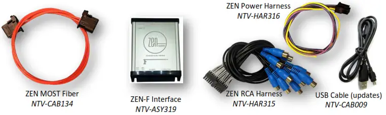 NAV TV KIT987 Digital sound processor - Kit Content