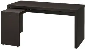 IKEA MALM Desk with Pull-Out Panel
