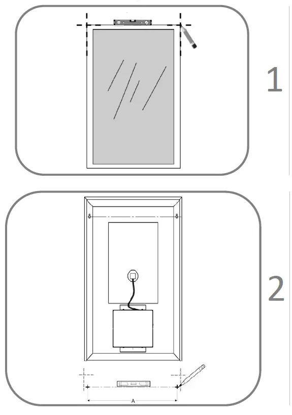 ExBrite JS-2836R-4-X-E LED Lighted Mirror Fixture-1