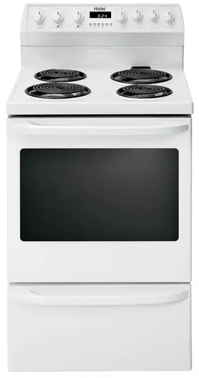 Haier HOR61S2CEWW1 61cm 4 Elements Freestanding Electric Cooker