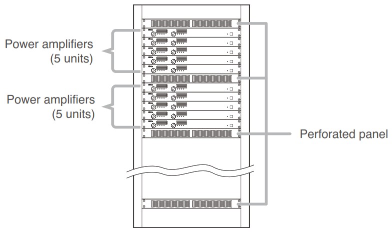 TOA DA 250D CE301 Dual Power Amplifiers - INSTALLATION PRECAUTIONS