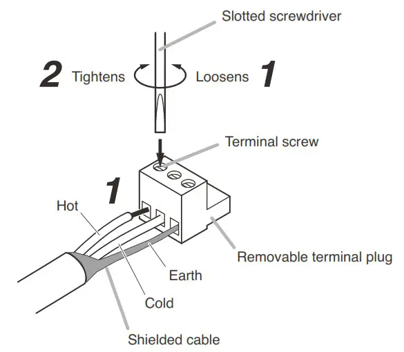 TOA DA 250D CE301 Dual Power Amplifiers - REMOVABLE TERMINAL PLUG CONNECTION 2