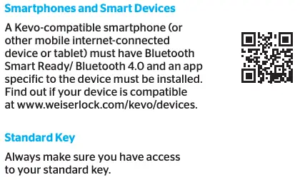 Kevo-Compatible Devices