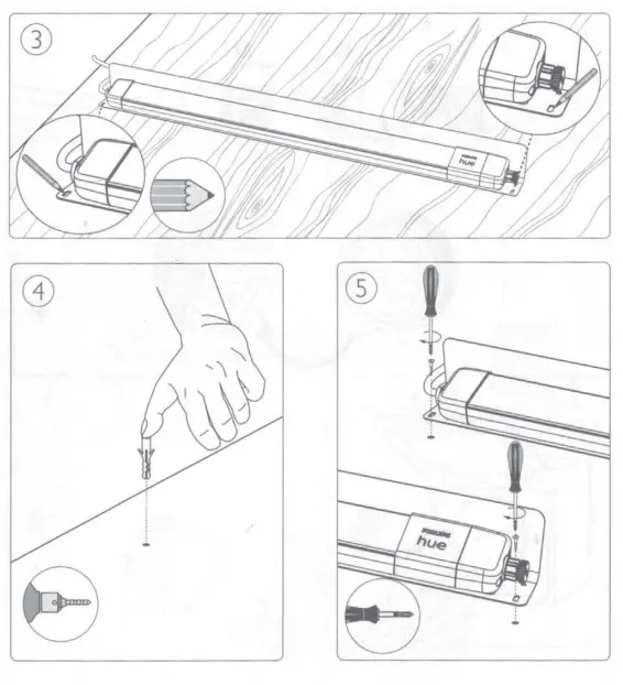 PHILIPS 1746630V7 Hue Amarant White Color Outdoor Linear Light FIG 6