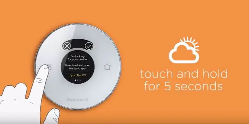 Weather icon Honeywell Thermostat