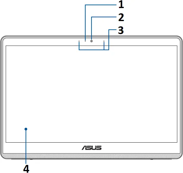 ASUS E1600WK - Front view