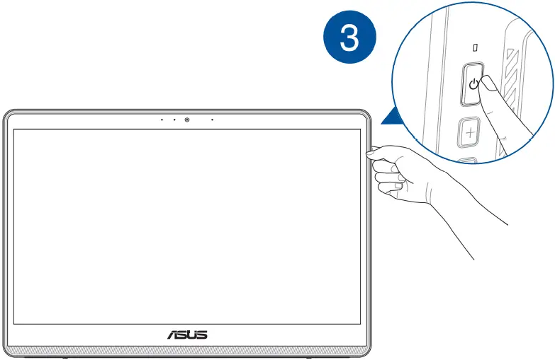E1600WK - Powering on the system 2