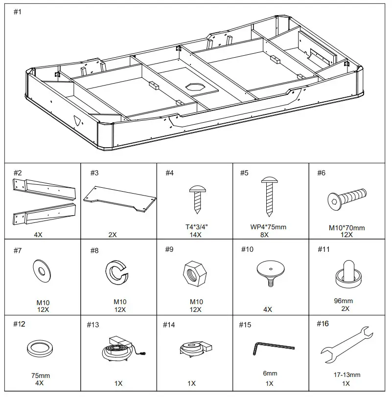 COUGAR ARCH Pro Air Hockey Table - Figure 2