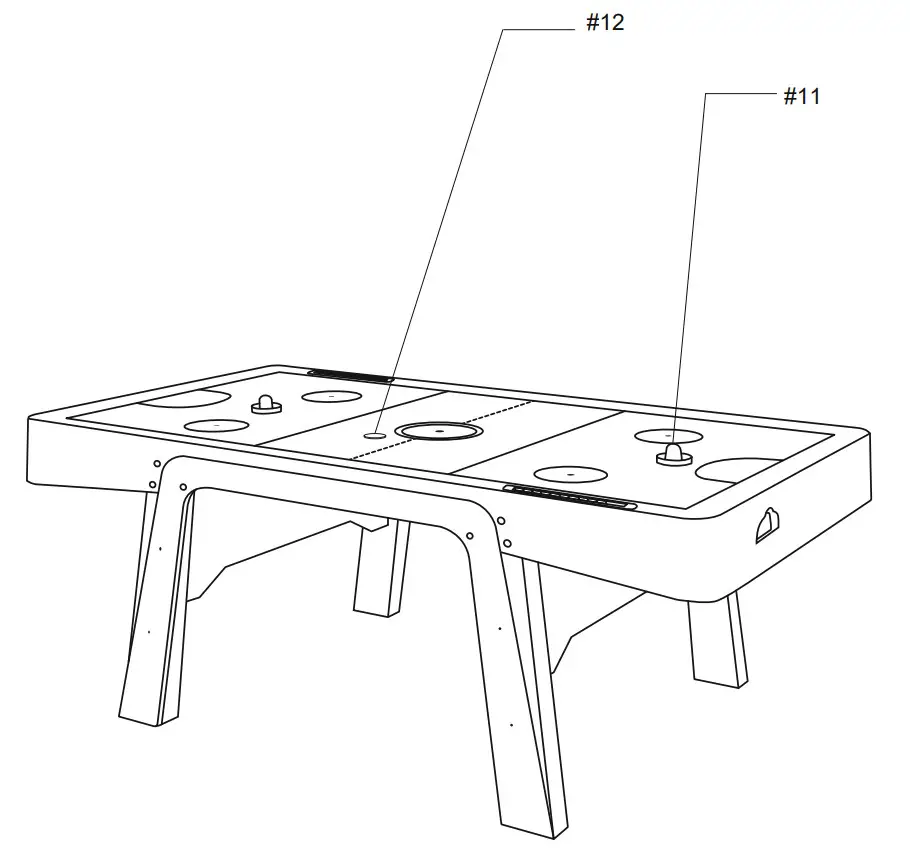 COUGAR ARCH Pro Air Hockey Table - Figure 6