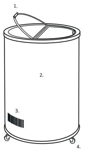 Gastro Cool GCPF80 Party Freezer - Fig 1