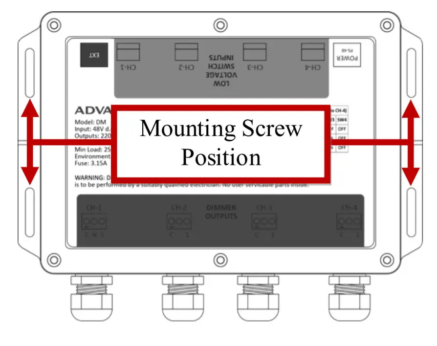 ADVANTAGE AIR Dimmer Module - Mounting