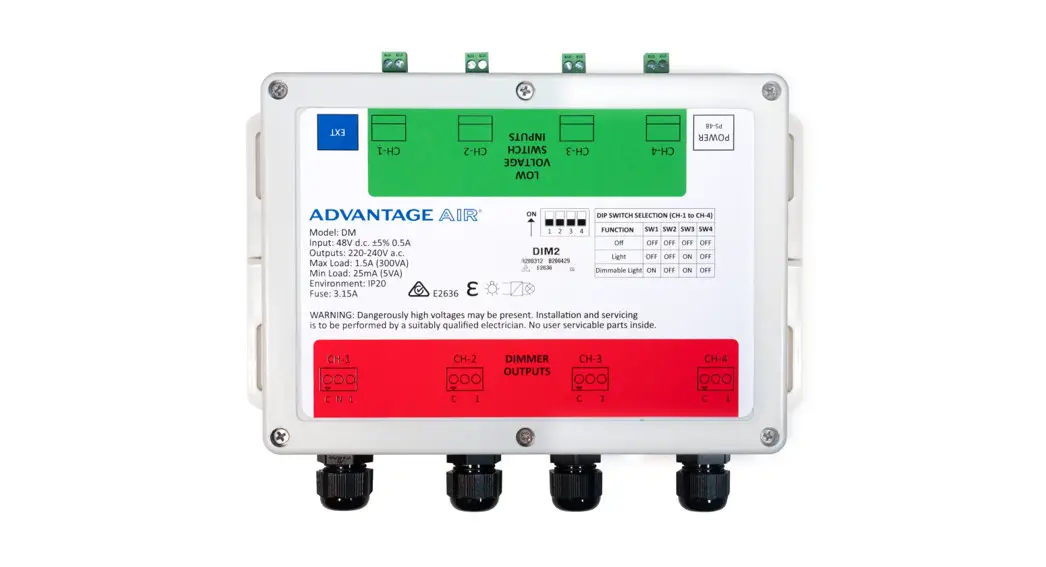 Advantage Air Dimmer Module Installation Guide