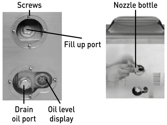 Hendi Vacuum Packaging Machine - vacuum pump oil