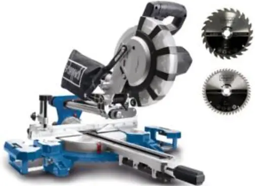 Scheppach 5901203901 Hm 100 Lu Miter Saw With Laser And Table User Manual