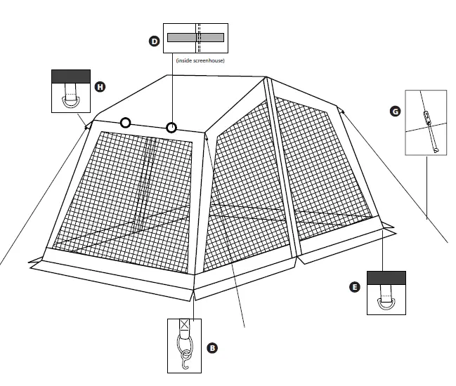 Ozark Trail WMT-1390S-1 Screenhouse 7