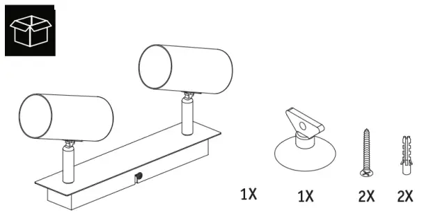 Paulmann 666.94 Wall Spotlight - fig