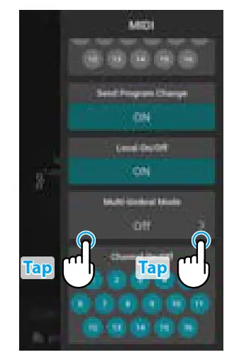 Novus NV10S NV5S - CChanging the Transmit Program - Changing the Multi-timbral Mode setting