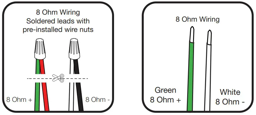 Rockustics CB5 Cherry Bomb Door speaker - Wiring