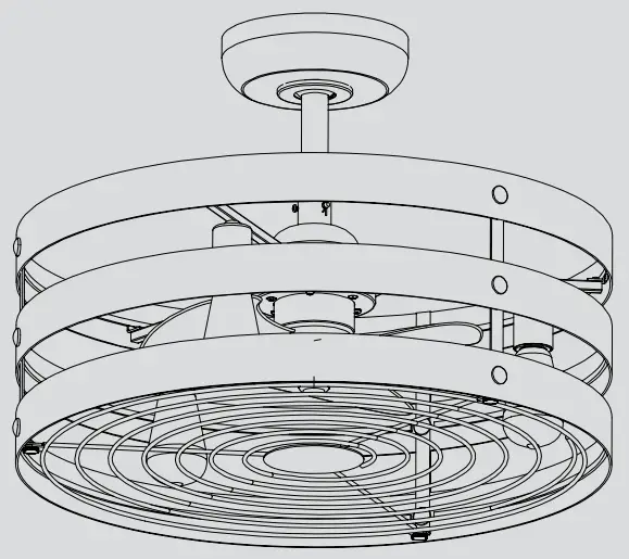 PROGRESS LIGHTING P250012 Gulliver Ceiling Fan-fig1