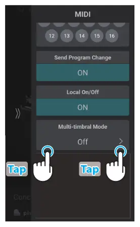 KAWAI CA901 Digital Piano - Mode setting