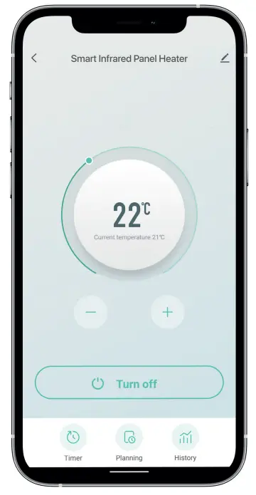 SINJI 8719323918665 Smart Infrared Panel Heater - 8