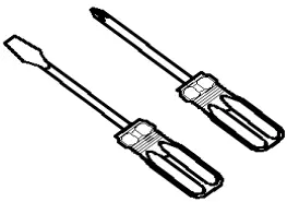 Philips head.flat blade screwdriver