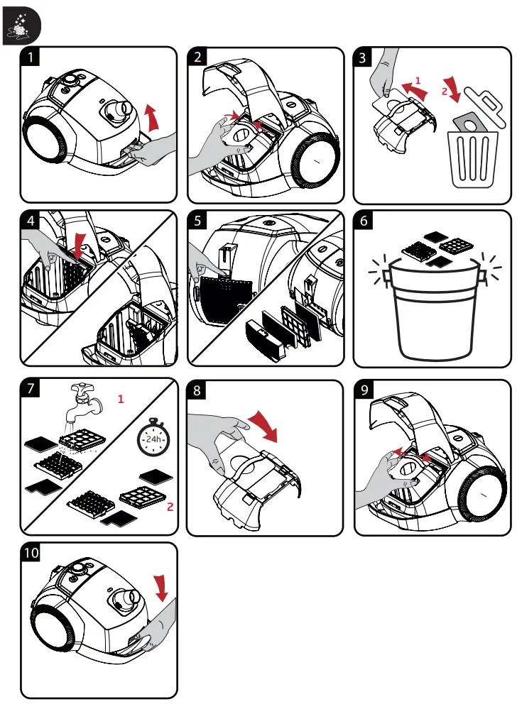 beko VCC 44821 AB Vacuum Cleaner - 4