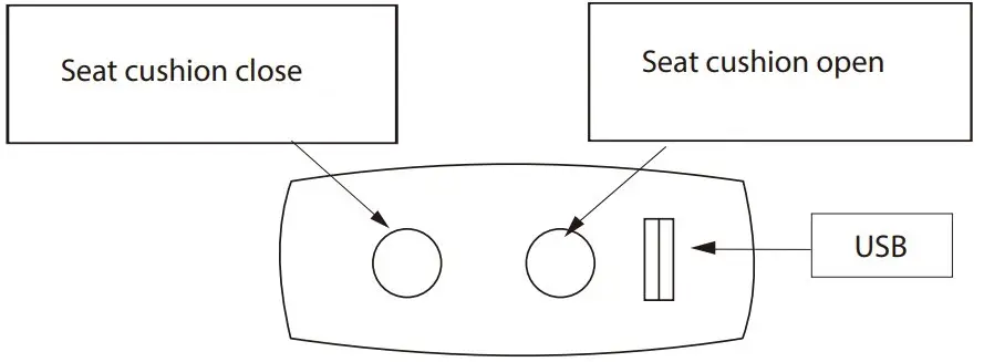 open and close seat cushion