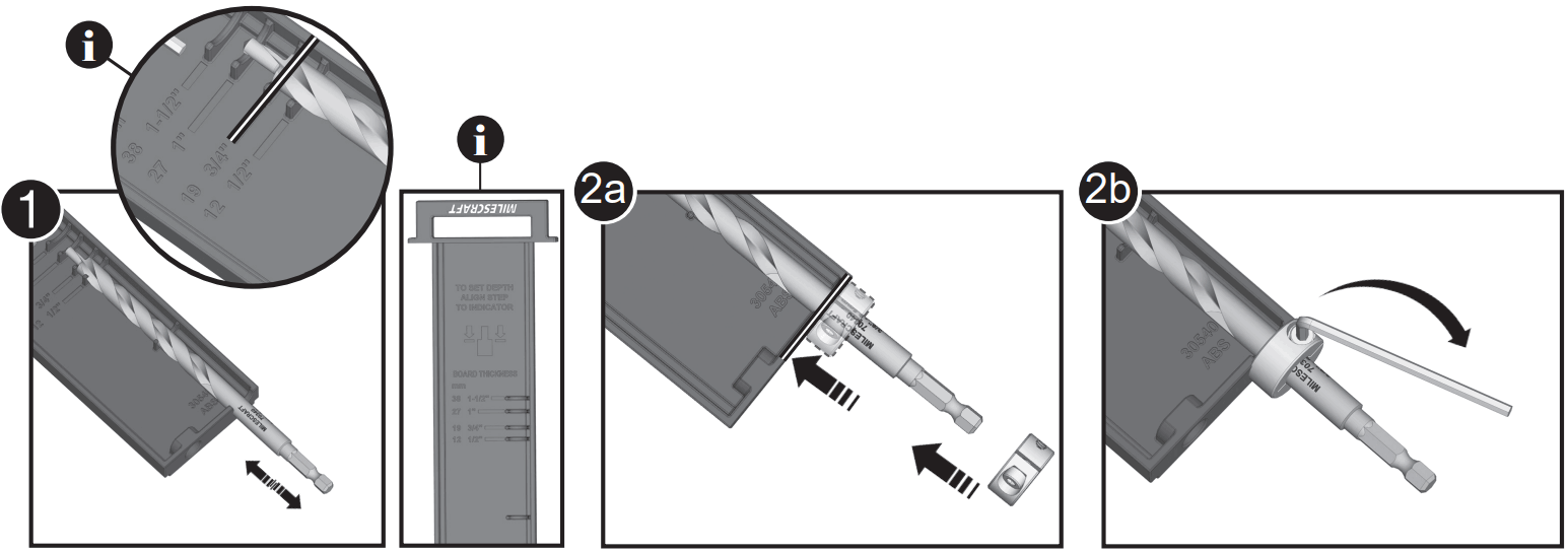 MILESCRAFT PocketJig400 Pocket Hole Jig - Figure 11