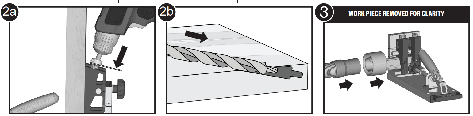 MILESCRAFT PocketJig400 Pocket Hole Jig - Figure 12