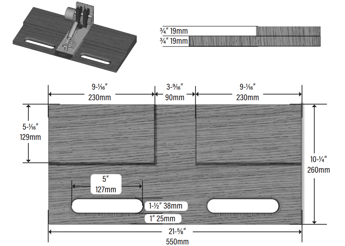 MILESCRAFT PocketJig400 Pocket Hole Jig - Figure 16