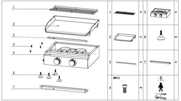H-Koenig-PLX1022-Gas-Plancha-2-Burners-1