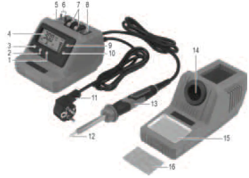 CONRAD 2613254 60 W Digital Soldering Station 07