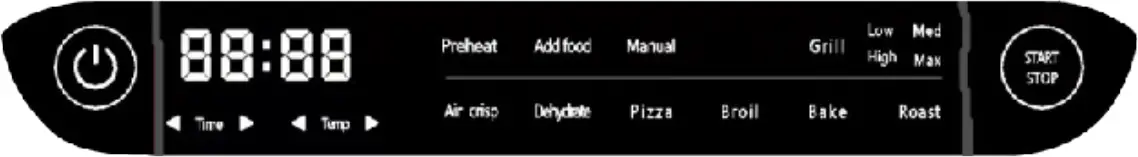 SOGO SS-10130 - CONTROL PANEL