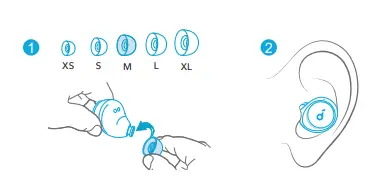 soundcore Space A40 All New Noise Cancelling Wireless Earbuds - fig 2