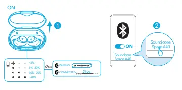 soundcore Space A40 All New Noise Cancelling Wireless Earbuds - fig 4