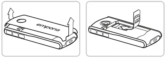emporia V27 SIMPLICITY Senior Mobile Phone - PUTTING THE PHONE INTO OPERATION 1