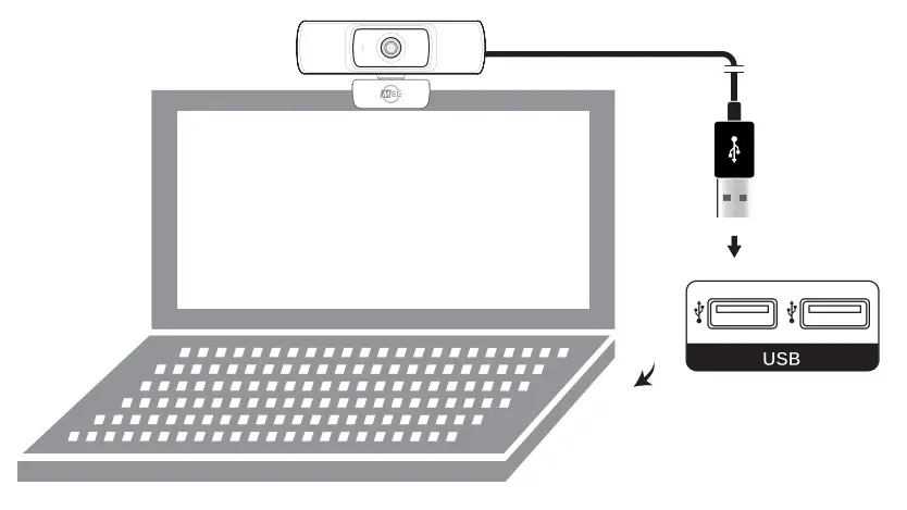 MEE audio CAM-201W 1080P Wide Angle USB Camera with Autofocus - FIGURE 2