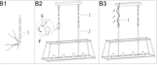 ZEVNI-A04475-Elvia 4-Light-Gold-Modern-Contemporary-Cage-Chandelier-4