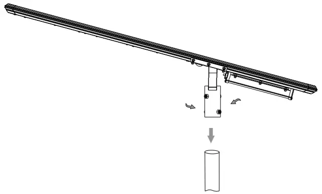 Xmart STL 3 I Street Light - supplied