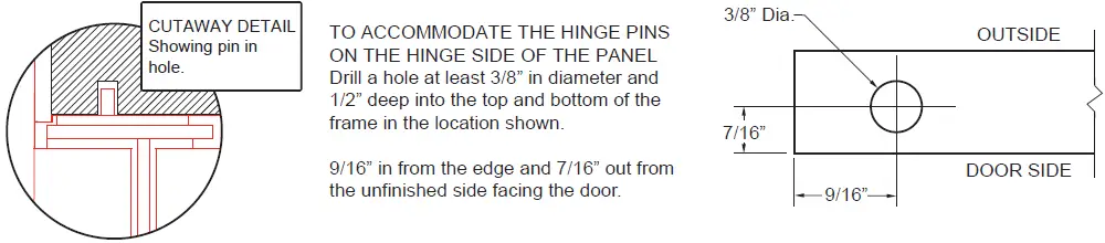 XOU24BWDDGO Panel Ready French Door Combo 11