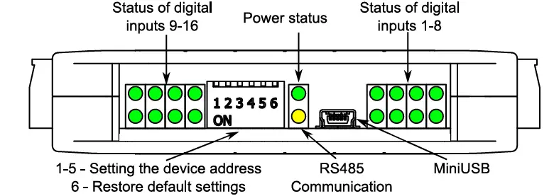 iSMA CONTROLLI SFAR-S-16DI Controller’s I-O Extension-FIG-1