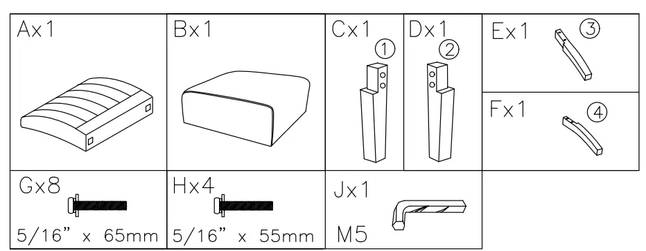 ASHLY A3000183 Triptis Accent Chair 1