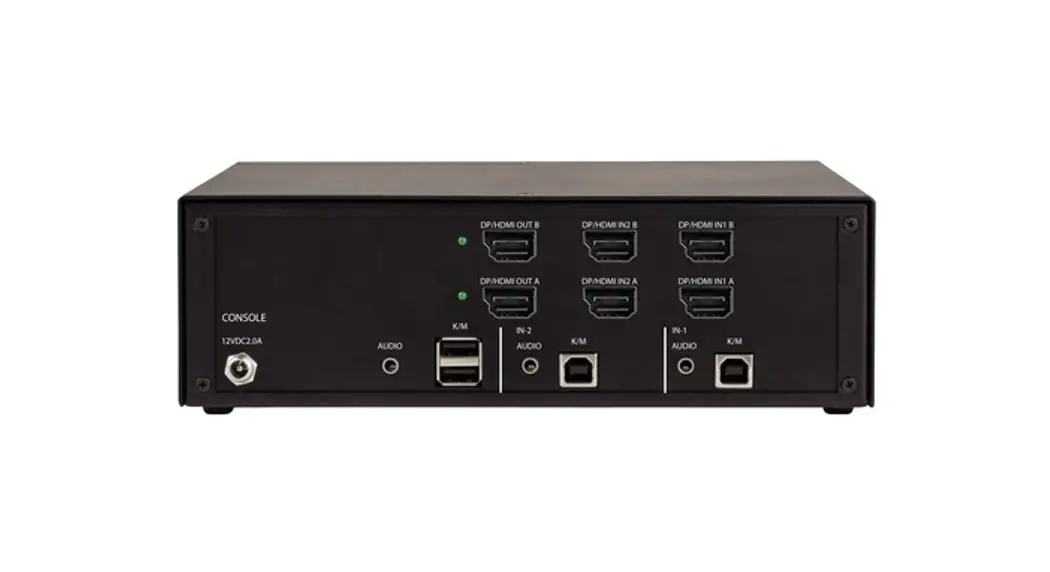 Black Box Kvs4-1002hv 2-port Sh Secure Pro Dp-hdmi To Hdmi Kvm User Guide Black Box Kvs4-1002hv 2-port Sh Secure Pro Dp-hdmi To Hdmi Kvm User Guide