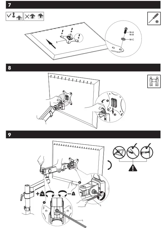 AlzaErgo APW-EGARS70BU ErgoArm Essential USB Mount - 4