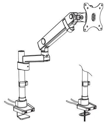AlzaErgo APW-EGARS70BU ErgoArm Essential USB Mount