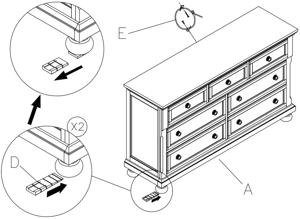 ASHLEY B74231 Robbinsdale Dresser - Figure 3