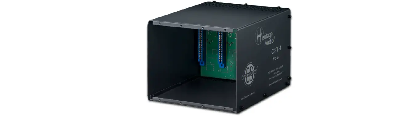 Heritage Audio Ost-4 V2.0 4-slot 500 Series Rack Enclosure User Manual