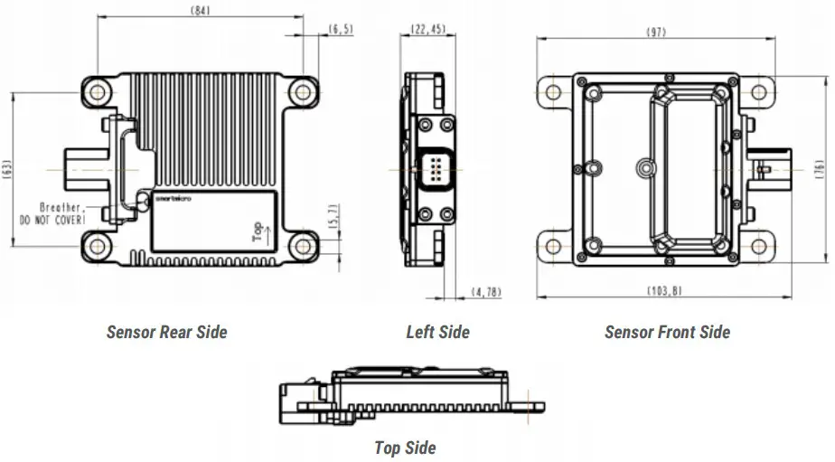 Smartmicro DRVEGRD 169 UMRR 9F Multi Mode Corner Radar - Figure 3