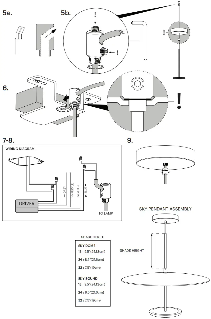 Pablo SKY DOME Series Pendant Light - FIGURE 2